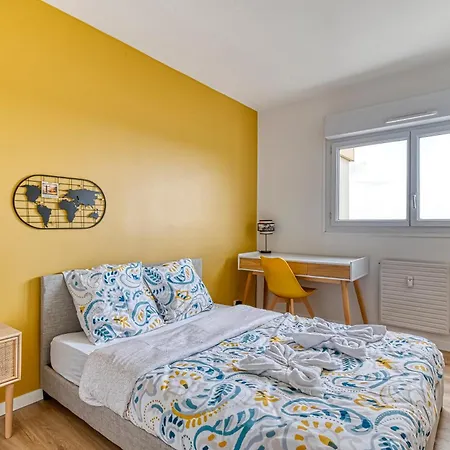 Le Super 10 - Free Parking, Fast Wifi, Calm - Angers, Families&groupes Angers