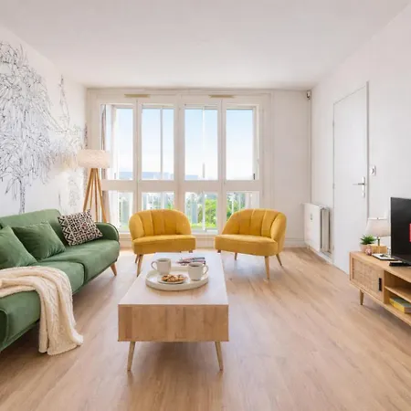 Grand 10 Pers, Ventilateur, 5 & Parking Gratuit Daire
