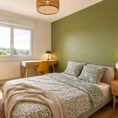 Apartment Grand 10 Pers, Ventilateur, 5 & Parking Gratuit